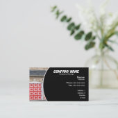 Rode klep visitekaartje (Staand voorkant)