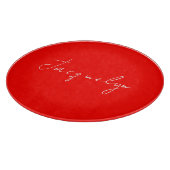 Rode Kleur Duidelijke Elegante Moderne Minimalisti Snijplank (Hoek)