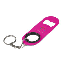 Rode Kleur Flesopener Aangepaste Tekst Bar Sleutel Mini Flessenopener
