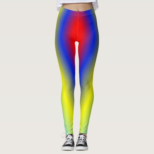 Rode Kleur Leggings (Voorkant)