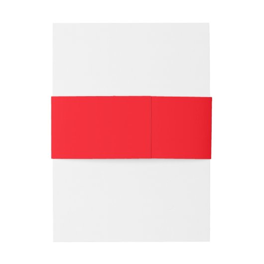 Rode kleur uitnodigingen wikkel (Achterkant Voorbeeld)
