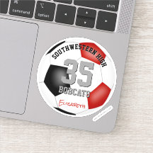 Rode kleuren van het zwarte voetbalteam gepersonal