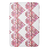 Rode kleurenpalet, rode stalen met hartvorm badmat (Voorkant Verticaal)