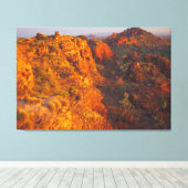 RODE KLIFFEN 32x48 Canvas Afdruk (Insitu (Houten vloer))