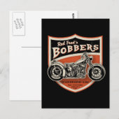 Rode klossen briefkaart (Voorkant / Achterkant)