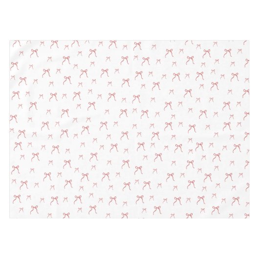 Rode Knoop Moderne Kerst Tafelkleden (Voorkant (Horizontaal))