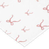 Rode Knoop Moderne Kerst Tafelkleden (Gekanteld)