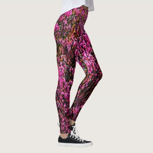 Rode knop bloemen.......... leggings (Rechts)