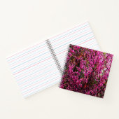 Rode knop bloemen....... notitieboek (Binnen)