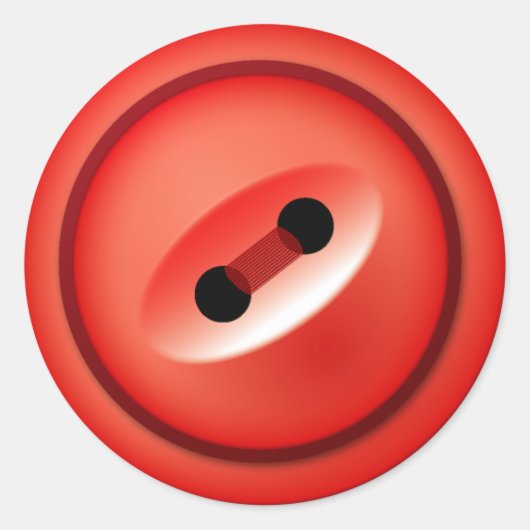 Rode knopstickers ronde sticker (Voorkant)