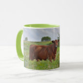 Rode Koe Art Fun Coffee Mok (Voorkant links)