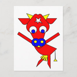 Rode Koe Briefkaart