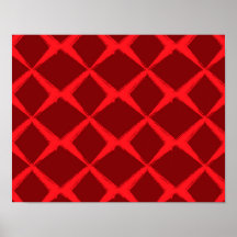 Rode, koele, trendy, stedelijke, x-vormborstelslag