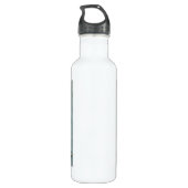 Rode Koffie Tin van Rode Poppies Waterfles (Achterkant)