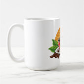 Rode koffiekop koffiemok (Links)