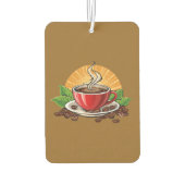 Rode koffiekop luchtverfrisser (Achterkant)