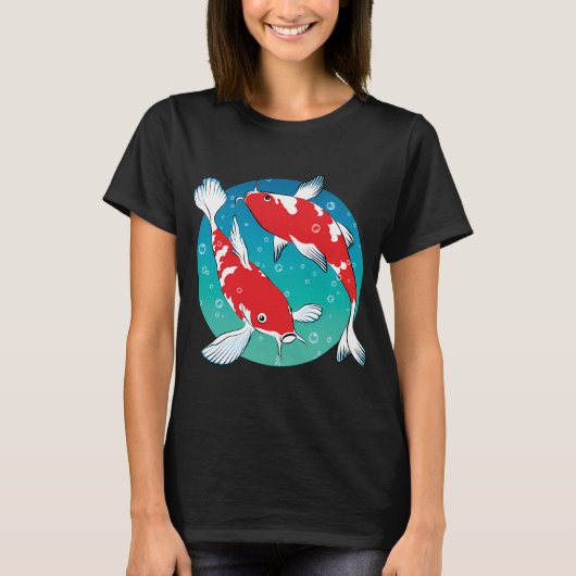 Rode Koi Vis T-shirt (Voorkant)