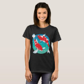 Rode Koi Vis T-shirt (Voorkant volledig)