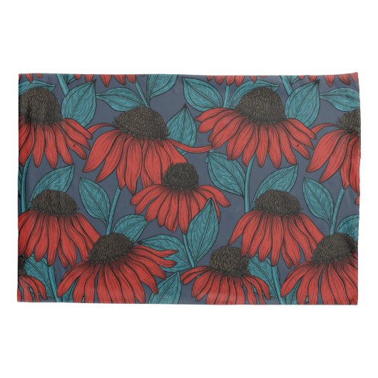 Rode komkommers kussensloop (Achterkant-Links)