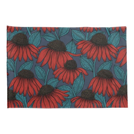 Rode komkommers kussensloop (Achterkant-Rechts)