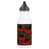 Rode komkommers op bruin waterfles  (Rechts)