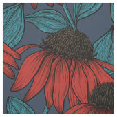 Rode komkommers stof (Swatch)