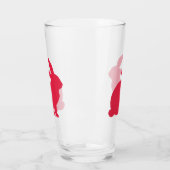 Rode Konijn Glas (Links)