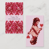 rode koningin haringkaart visitekaartje (Voorkant / Achterkant)