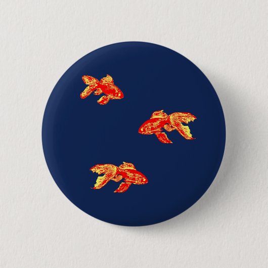 rode konkio pinback ronde button 5,7 cm (Voorkant)