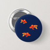 rode konkio pinback ronde button 5,7 cm (Voorkant /achterkant)