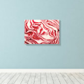 Rode kool canvas afdruk (Insitu (Houten vloer))