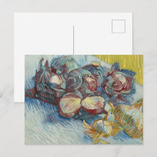 Rode Kool en Knoflook Vincent van Gogh Briefkaart (Voorkant / Achterkant)