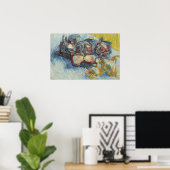 Rode kool en knoflook Vincent van Gogh Small Poster (Thuiskantoor)