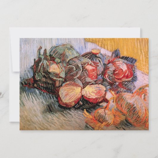 Rode Kool en Uien door Vincent van Gogh (Voorkant)