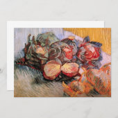 Rode Kool en Uien door Vincent van Gogh (Voorkant / Achterkant)