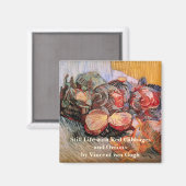 Rode Kool en Uien door Vincent van Gogh Magneet (Voorkant / Achterkant)