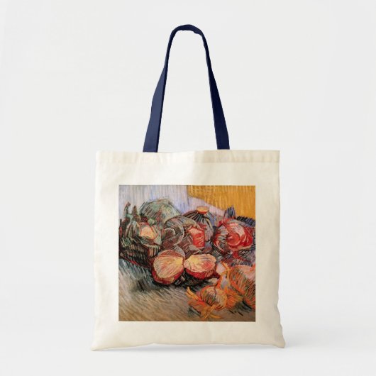 Rode Kool en Uien door Vincent van Gogh Tote Bag (Voorkant)