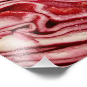 Rode kool foto afdruk (Hoek)