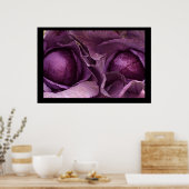 Rode kool. Poster door cARTerART (Keuken)