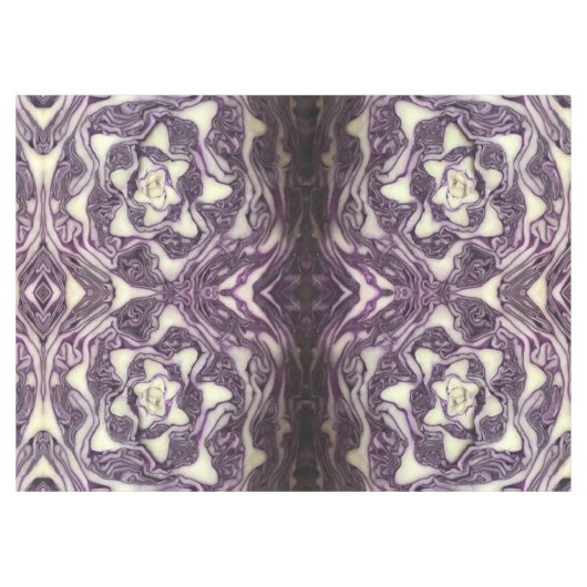 Rode kool tafelkleed (Voorkant (Horizontaal))