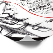 Rode Koord van Vat: Liefde over een afstand Poster (Hoek)