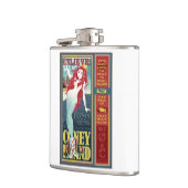 rode koppen op het eiland coney heupfles (Links)