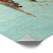  Rode Koraal Illustratie Poster (Hoek)