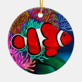 Rode koraalrif — Clownfish-ornament Keramisch Ornament