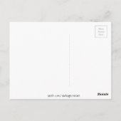 Rode koraalrif oceaankunst briefkaart (Achterkant)