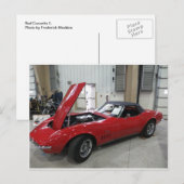 Rode korvet 1 briefkaart (Voorkant / Achterkant)