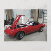 Rode korvet 1 briefkaart (Voorkant)