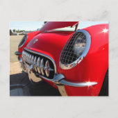 Rode korvet ~ briefkaart (Voorkant)