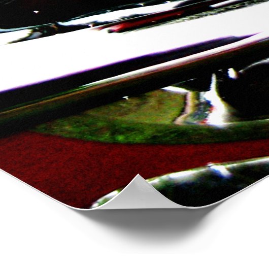 Rode korvetkoplampen poster (Hoek)