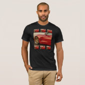 Rode korvettes t-shirt (Voorkant volledig)